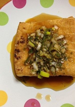 網焼き厚揚げ薬味ぽん酢醤油-レシピのメイン写真