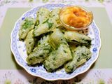簡単今日の夕飯ピーマン天ぷら大根おろし付