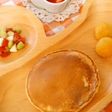 離乳食にも☆卵なし♪豆腐入りホットケーキ