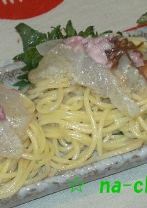 桜香るパスタ-レシピのメイン写真