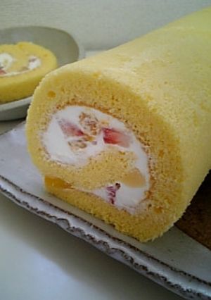 ふんわり♪幸せ＊簡単＊ロールケーキ-レシピのメイン写真