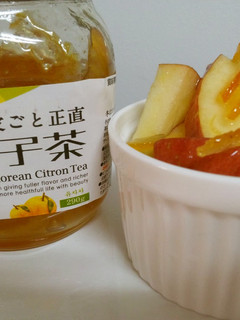 ☆韓国柚子茶とりんごスライス和え-レシピのメイン写真