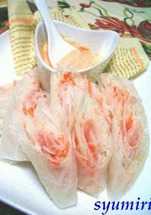 .:＊:PINK・生春巻きサラダ.:＊:-レシピのメイン写真