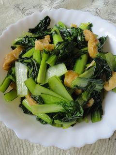 小松菜と油揚げのうま煮-レシピのメイン写真