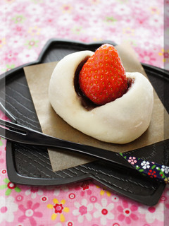 * 苺ミルク味 ❤ 簡単 いちご大福♪-レシピのメイン写真