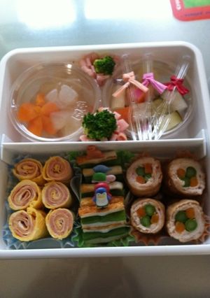 子供も喜ぶお花見弁当（おかず編）-レシピのメイン写真