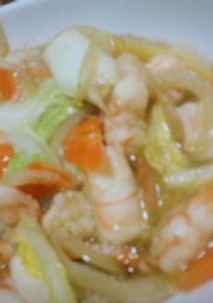 エビと野菜炒め-レシピのメイン写真
