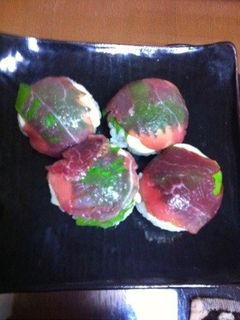 生ハムの手まり寿司-レシピのメイン写真