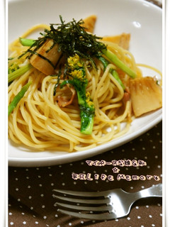 柚子胡椒香る★春野菜の醤油バターパスタ-レシピのメイン写真