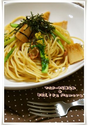 柚子胡椒香る★春野菜の醤油バターパスタ-レシピのメイン写真