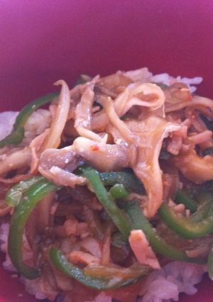 パクパク食べた　残り物で丼-レシピのメイン写真