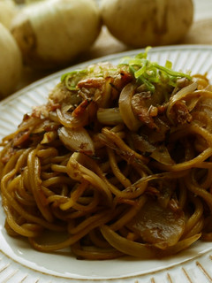 簡単♡♥ポン酢焼きそば(新玉葱使用)-レシピのメイン写真