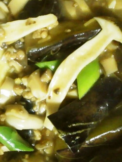 ナスとキノコの豆鼓炒め-レシピのメイン写真
