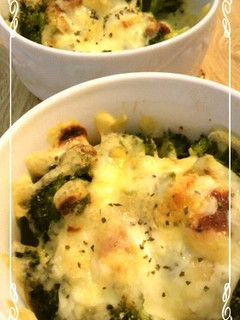 ブロッコリーのマヨ+ケチャ+チーズ焼き-レシピのメイン写真