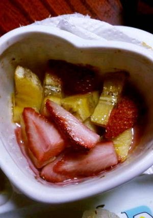 フルーツのミルク焼き-レシピのメイン写真
