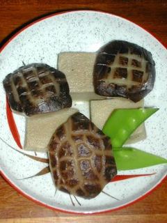 亀椎茸と高野豆腐の煮しめ-レシピのメイン写真