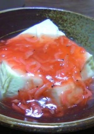 春色☆簡単温とうふ-レシピのメイン写真