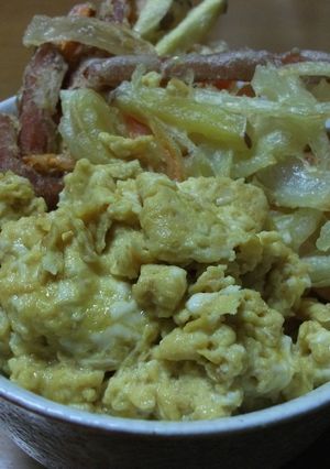 ウインナーかき揚げ丼-レシピのメイン写真
