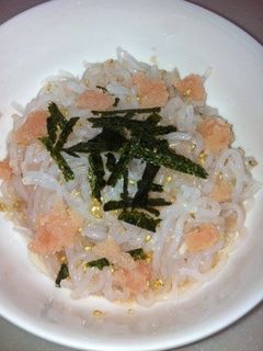 白滝の塩麹煮のたらこ和え-レシピのメイン写真