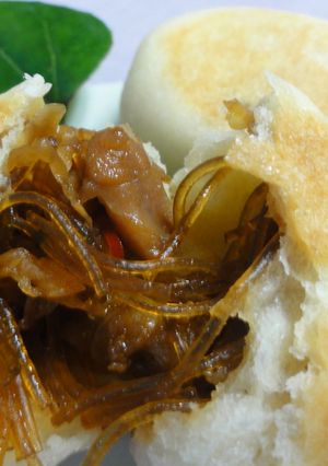 甘辛でピリ辛な焼きまんじゅう♪-レシピのメイン写真