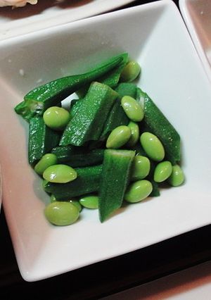 ＊オクラと枝豆の岩塩和え＊-レシピのメイン写真