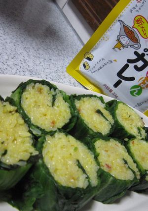 レタスでシャキシャキおにぎり-レシピのメイン写真