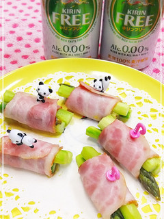 ✿アスパラベーコンマスタード巻き✿-レシピのメイン写真