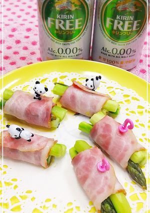 ✿アスパラベーコンマスタード巻き✿-レシピのメイン写真