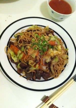 牛すじ焼きそば-レシピのメイン写真