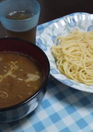 残りカレーをリメイク☆つけパスタ!-レシピのメイン写真