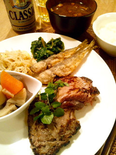 お肉みたい!マグロのほほ肉ステーキ♪-レシピのメイン写真