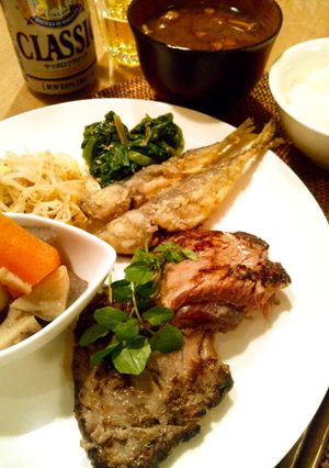 お肉みたい！マグロのほほ肉ステーキ♪-レシピのメイン写真