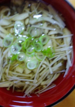 ヘルシー！うまみたっぷりきのこ汁-レシピのメイン写真