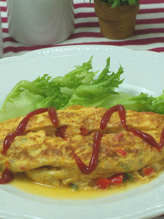 野菜たっぷりのオムレツ-レシピのメイン写真