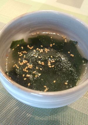 わかめスープ-レシピのメイン写真