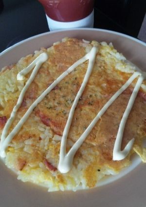 簡単ランチ☆お冷やごはんでピザ☆-レシピのメイン写真