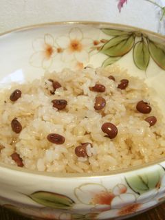 レンジde簡単お赤飯-レシピのメイン写真