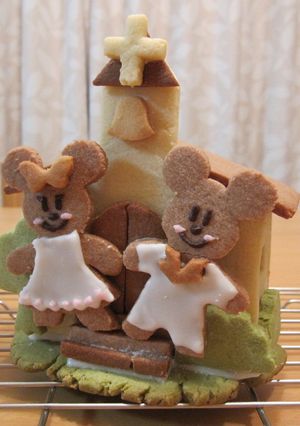 ☆結婚祝い☆ウエディングミッキークッキー-レシピのメイン写真