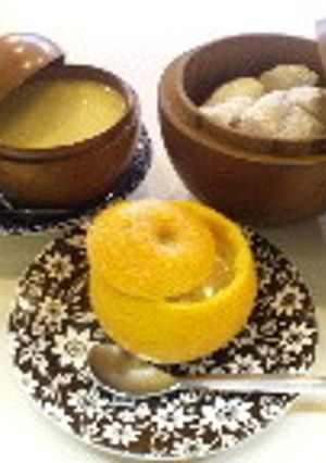 はっさくプリン-レシピのメイン写真