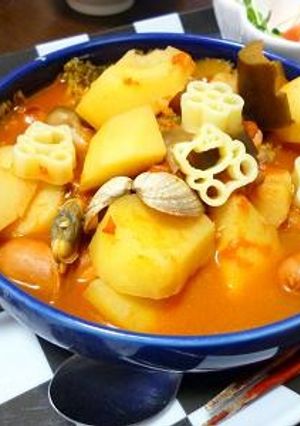 具たくさんトマトスープ-レシピのメイン写真