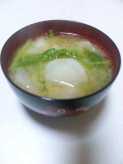 母の味〜かぶの味噌汁〜-レシピのメイン写真