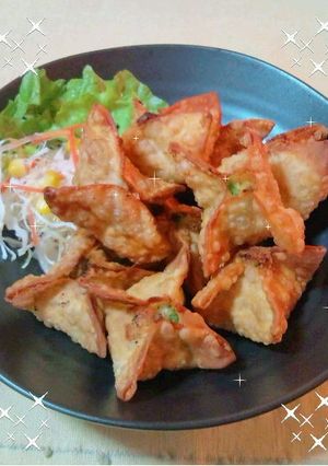 ☆アボカドの餃子包み揚げ☆-レシピのメイン写真