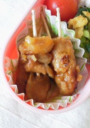リメイク！?焼き鳥をお弁当サイズに！-レシピのメイン写真
