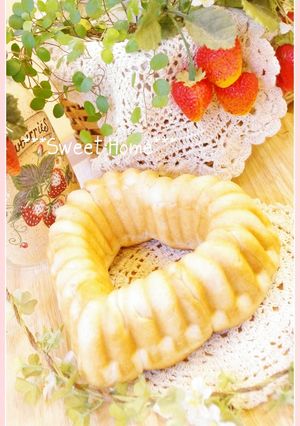 ✿✿オープンハートのいちごみるくパン✿✿-レシピのメイン写真