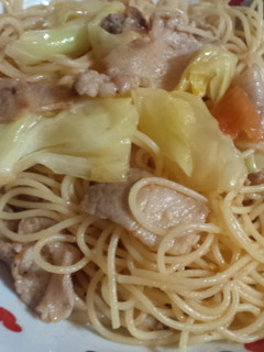 簡単!!豚肉とキャベツのパスタ-レシピのメイン写真