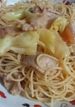 簡単！！豚肉とキャベツのパスタ-レシピのメイン写真