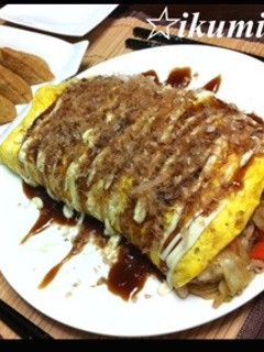 春キャベツのオムパス焼きそば-レシピのメイン写真