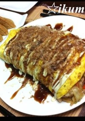 春キャベツのオムパス焼きそば-レシピのメイン写真