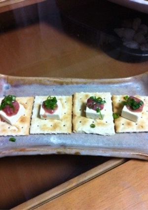 酒盗とクリームチーズのオードブル-レシピのメイン写真