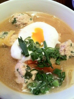 ♡鶏団子と卵のおかず味噌汁♡-レシピのメイン写真